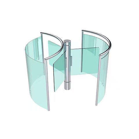 SS304 Servo Motor Pedestrian Barrier Gate 35 Persons/Min