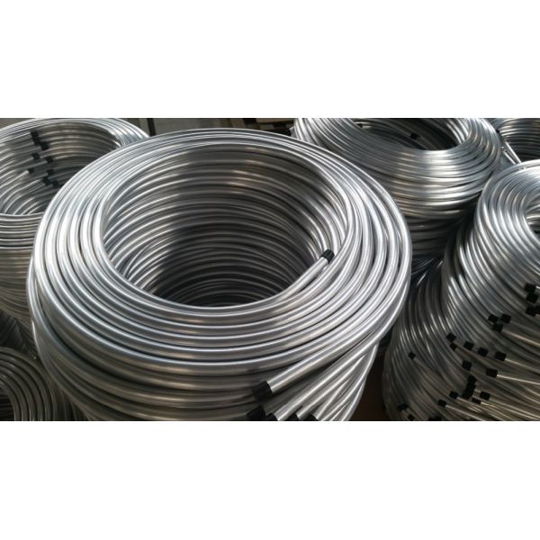 Heat Exchange Aluminum Coil Tubing / Conform Thin Wall Extruded Aluminum Tubing