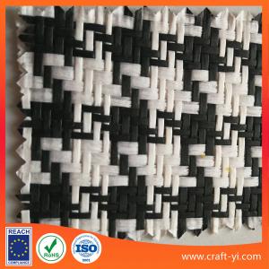 supply Woven Paper Mesh Natural ecofriendly material white and black color