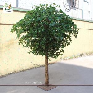 Cheap UVG GRE024 Wholesale green artificial money tree plant for restaurant decoration 6ft high wholesale