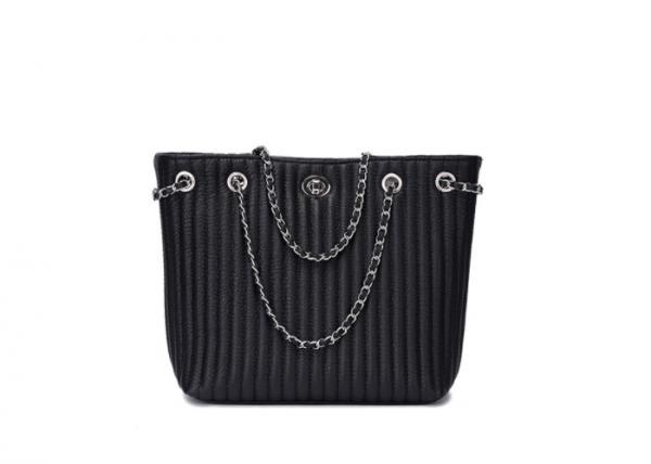 Quality Sheepskin Bucket Womens Shoulder Handbags , Fashionable Skew Across Chain Bag for sale