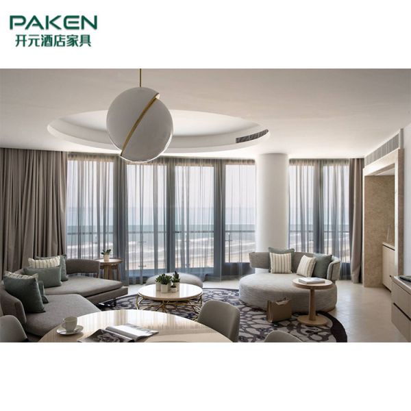 ODM MDF Five Star Hotel Furniture For Living Room