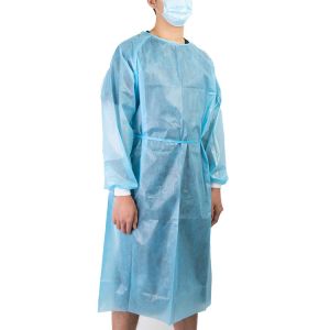 Cheap Hospital EN13795 25G Disposable Isolation Gowns wholesale