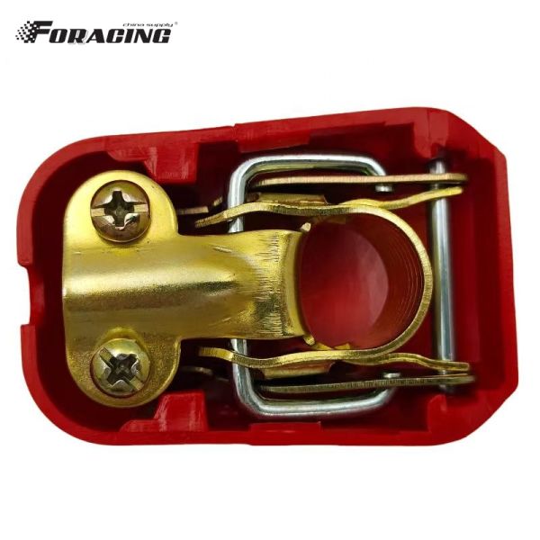 Clamping Down Copper-Zin Plated Battery Switch Terminal 4-6 AWG Gauge Input for Car Boat Steel and Brasses