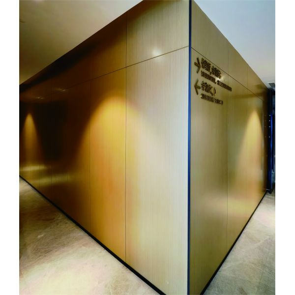 Veneer Surface Finish Interior Laminate Wall Panels With E1 E0 Environmental Standards