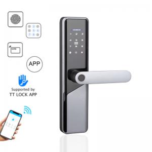 Cheap 5 in 1 Digital Biometric Smart Door Lock With 4 Pcs AA Battery wholesale