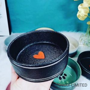 Cheap Cute Printing Dog Ceramic Feeder Pet Cat Feeding Bowls wholesale