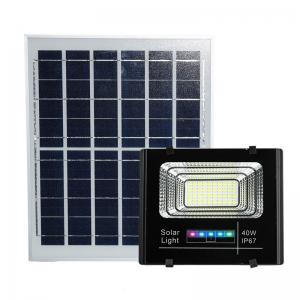 Cheap Outdoor Led Solar Flood Lamp 25 40 60 100 Watts Sensor Remote For Corners Walls wholesale