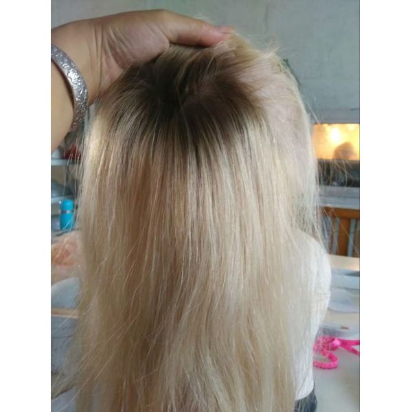 Factor Price Perfect Quality European Virgin Human Hair Jewish Wigs Ombre Color