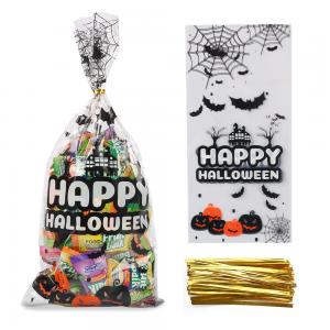 Cheap PP LDPE Customer Printing 150 Pieces Halloween Cellophane Bags wholesale