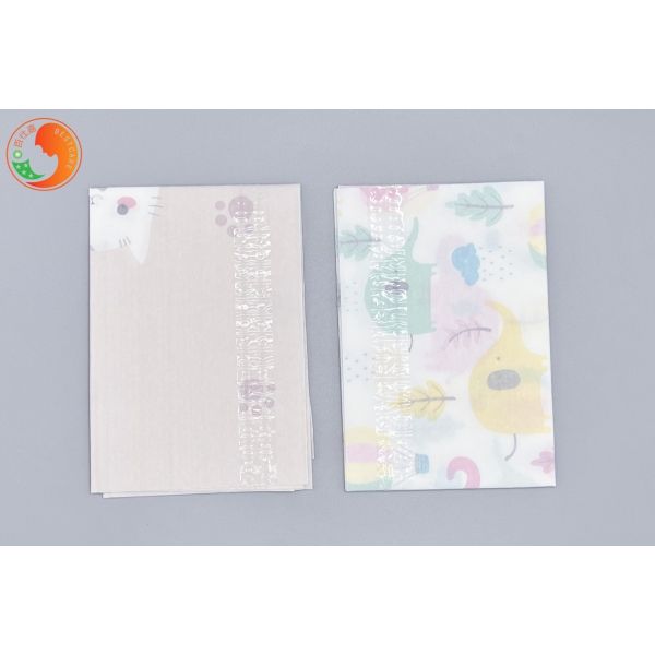 Non Toxic Decorative Disposable Placemats Rectangular Shape Easy Clean Up