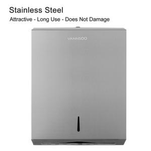 Brushed 304 Stainless Steel Toilet Paper Holder Paper Towel Dispenser Surface