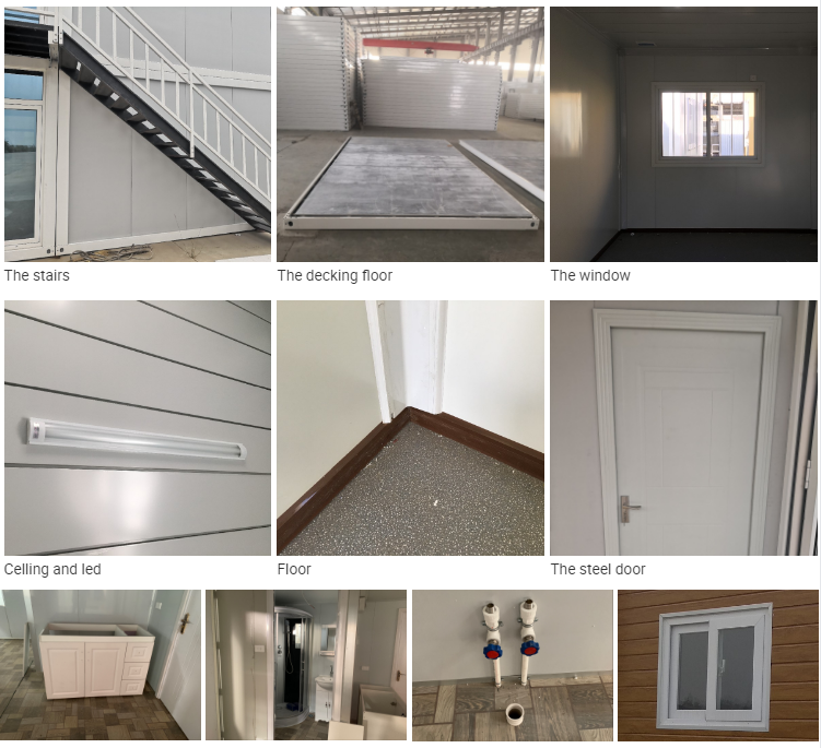 2.9M Height Prefab Container House Flat Pack Modular Shipping Container Hospital