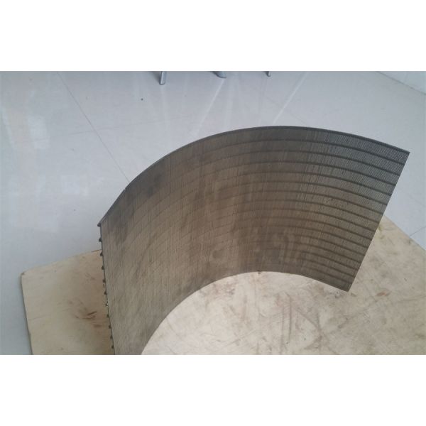 SS 304 304L Sieve Filter Screen Juice Processing Static Wedge Wire Screen