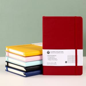 A5 A6 Engraved Custom Book Cover Printing Genuine Leather Bound