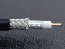Low Loss 195 with 0.94mm Bare Copper Conductor 50 Ohm Signal Coaxial Cable