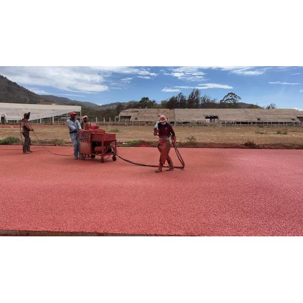 Sandwich System Tartan Running Track With Installation Red Playground