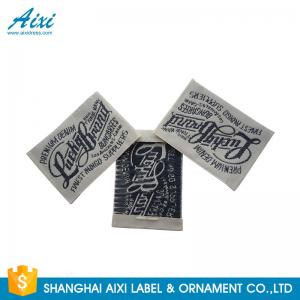 Cheap Clothes Brand Woven Clothing Label Tags , Customized Garment Private Lable wholesale