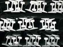 Streetcar Grooved Steel Rail Track 59R2 And 60R2 Tram Rail