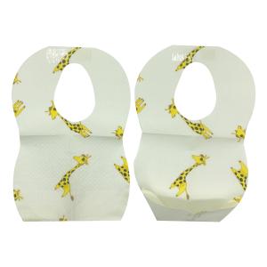 Cheap OEM Printed 36*66cm Disposable Child Bibs wholesale