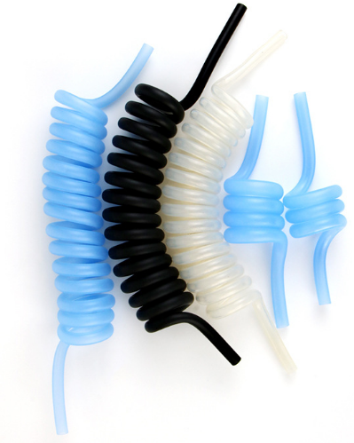 Medical Grade 100% Premium Flexible Silicone Rubber Tubing Spiral Type Customize
