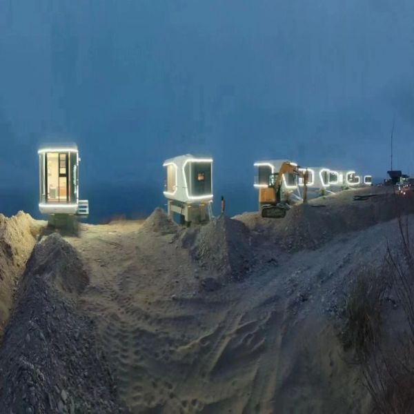 Ready Made Prefab Houses Custom Prefabricated Hotel Eco Capsule for Modern Living