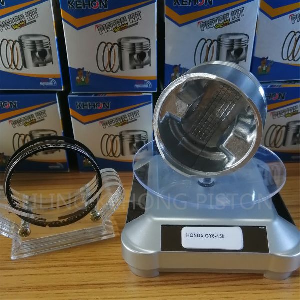 57.4mm CLY DIA GY6 Piston Kit For GY6 150 Aluminum Anti Corrosion