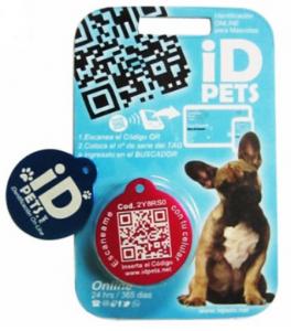 Cheap Waterproof Anti Lost RFID Dog Tag QR Code 213 Epoxy RFID Pet TAG wholesale