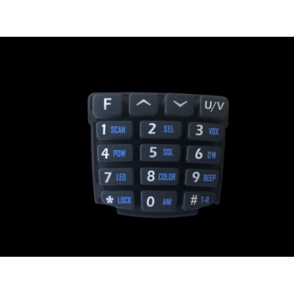 Custom Silicone Rubber Keypad for Intercom Systems