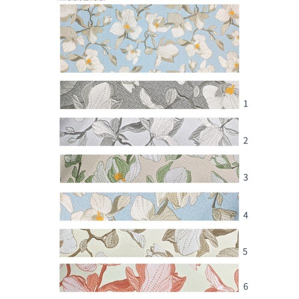 0.8mm Printed Flower Brushed Base PVC Leather For Handbag Packing Box Phone Case Decoration Usage