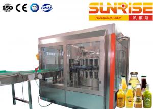Cheap SUNRISE Glass Bottle Filling Line , Water Juice Automatic Bottling Line wholesale