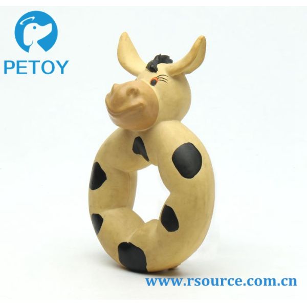 Latex Cow pet chewing eco-friendly pet grind durable dog joy durable