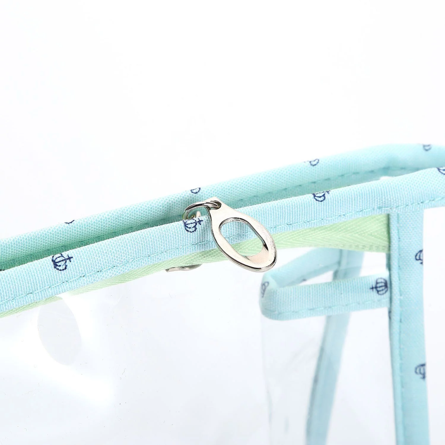 Travel PVC Cosmetic Bag Zipper Seal Clear Makeup Bag Set