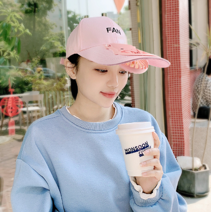 Cross-border production of solar fan cover cool two convenient travel