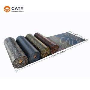 Cheap 1mx10m Commercial Gym Floor Rolls , Soundproof Commercial Gym Carpet wholesale