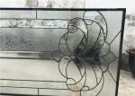 Black Patina Sliding Glass Door Double Glazed Telescopic Tempered Glass