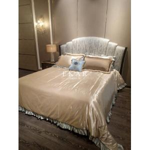 Cheap Headboard Classic Bedroom Furniture Wooden Bed Design wholesale