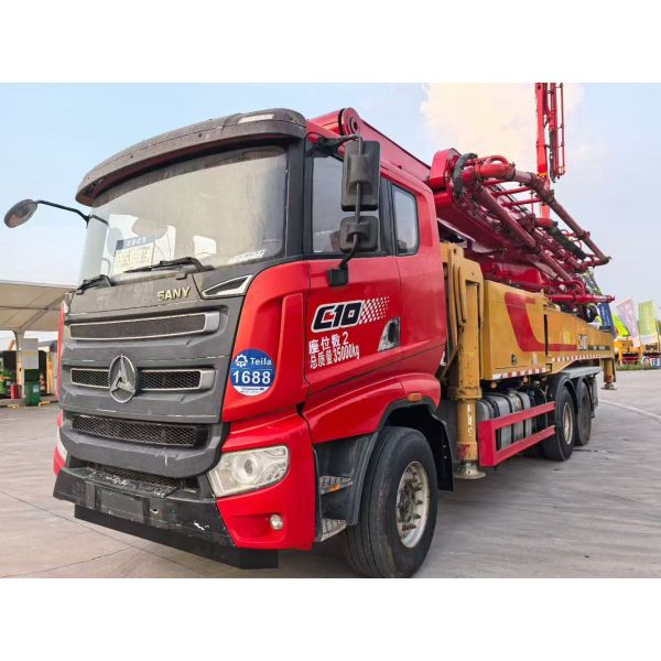 2021 Sany 52M Used Concrete Pump Truck with 52 Meters Boom Length