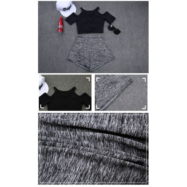 Sport Wear Three Piece Yoga Set Sport Shirt for Women Sports bra Fitness Flare Pants Leggings