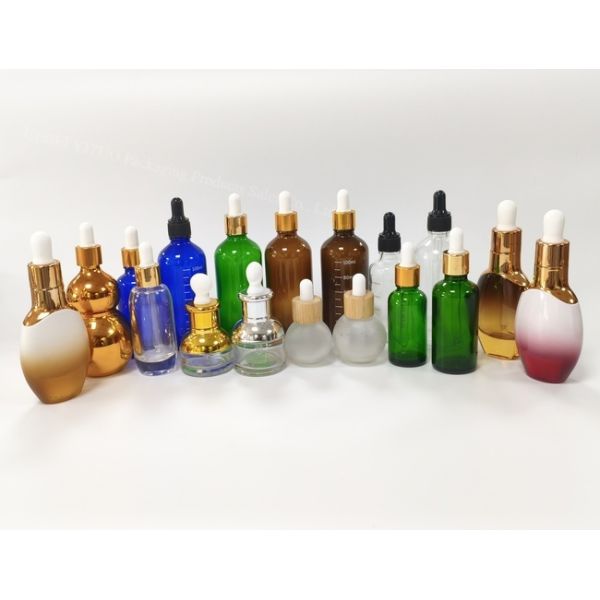 Black Aromatherapy Oil Bottle Manufacturer 15ml 20ml 30ml Glass Dropper Bottles