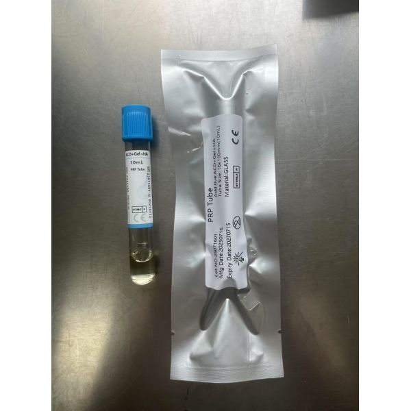 10ml PRP Tubes for PRP Systerm, ACD and Gel Glass Tube, Individually Wrapped Box of 10