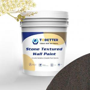 Cheap Waterproof Exterior Wall Real Stone Paint Natural Lacquer Dull Red And Black wholesale