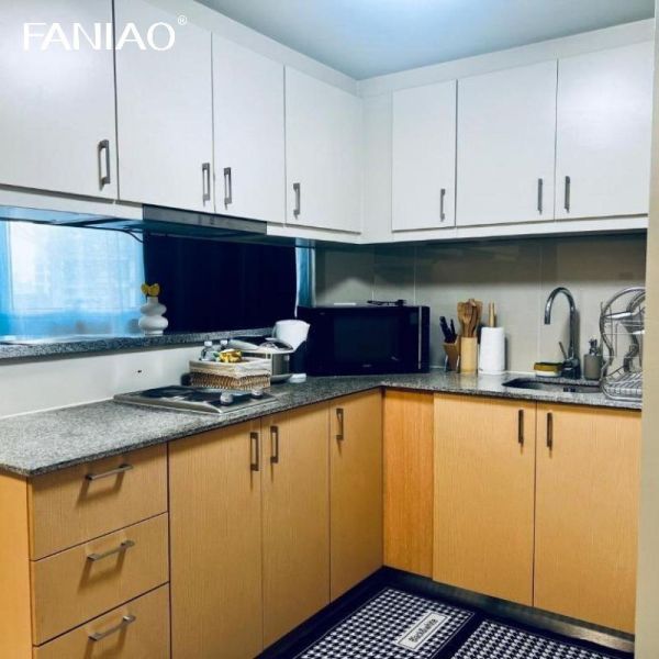 Custom Full Luxury Lacquer With Sink Modern MINI Kitchen Cabinet For Hotel