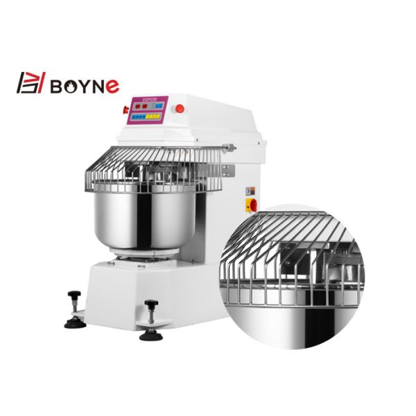 Restaurant Commercial Stainless Steel Spiral Mixer Machine 15~100kg Dough Mixer