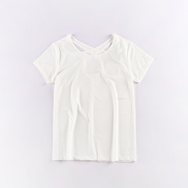 Stockpapa QUICK DRY Short Sleeve Loose Gym Crop Tops Yoga T-shirts Sportswear Workout Tee For Ladies