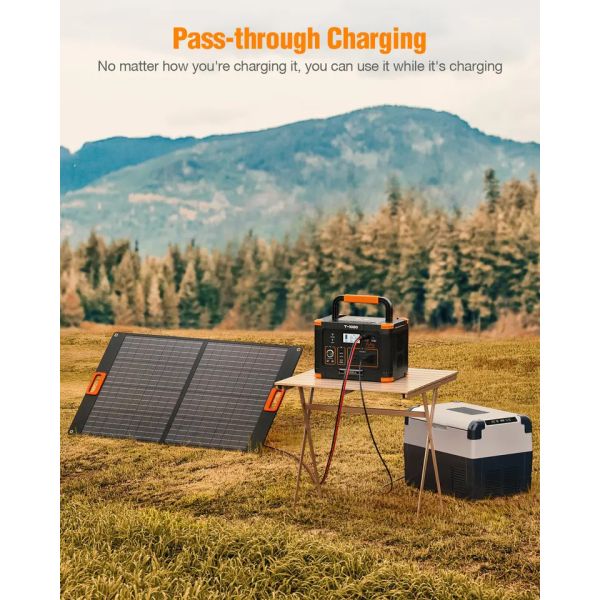 1000w Camping Portable Power Station LiFePO4 Battery Super Quick Charging