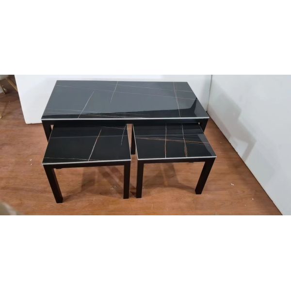 Waterproof Home Living Room Furniture 1400*800*750mm Marble Stone Dining Table