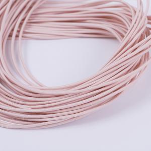 Cheap Pink 2mm Round Elastic Cord Braided Elastic String For Bracelets wholesale