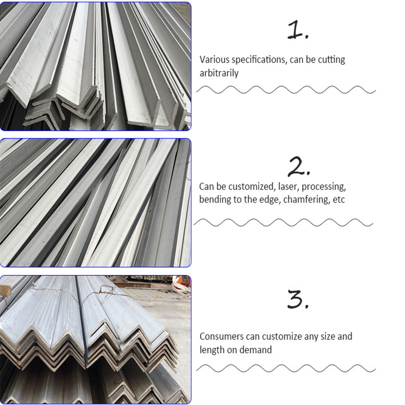 Modern Design Jis En Gb High Quality Angle bar Stainless Steel 304 Stainless Steel Angle bar Modern Design for Office Building