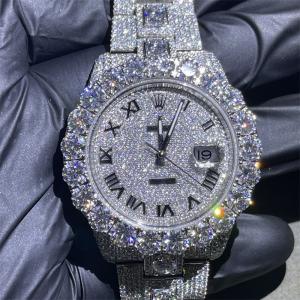 Cheap Ice Giant Fancy Snake Disc VVS Moissanite Diamond Automatic Mechanical Watch For Men wholesale